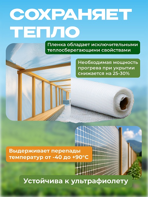 Армированная пленка 120 г/м2, 2х25м — изображение 2