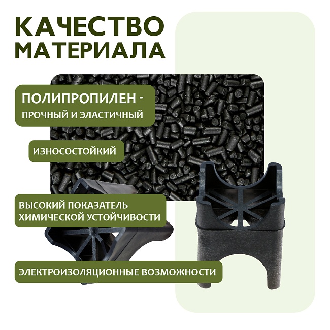 Фиксатор арматуры опора 15/20/25/30 упаковка 1000 шт. — изображение 3