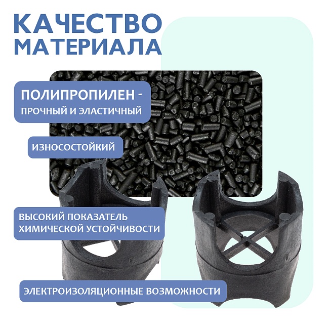 Фиксатор арматуры стойка универсальная 10/15/20/25 упаковка1000 шт. — изображение 3