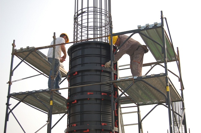 Пластиковая опалубка колонн GEOTUB Geoplast колонна круглая 3,0 м, диаметр 300 мм — изображение 5
