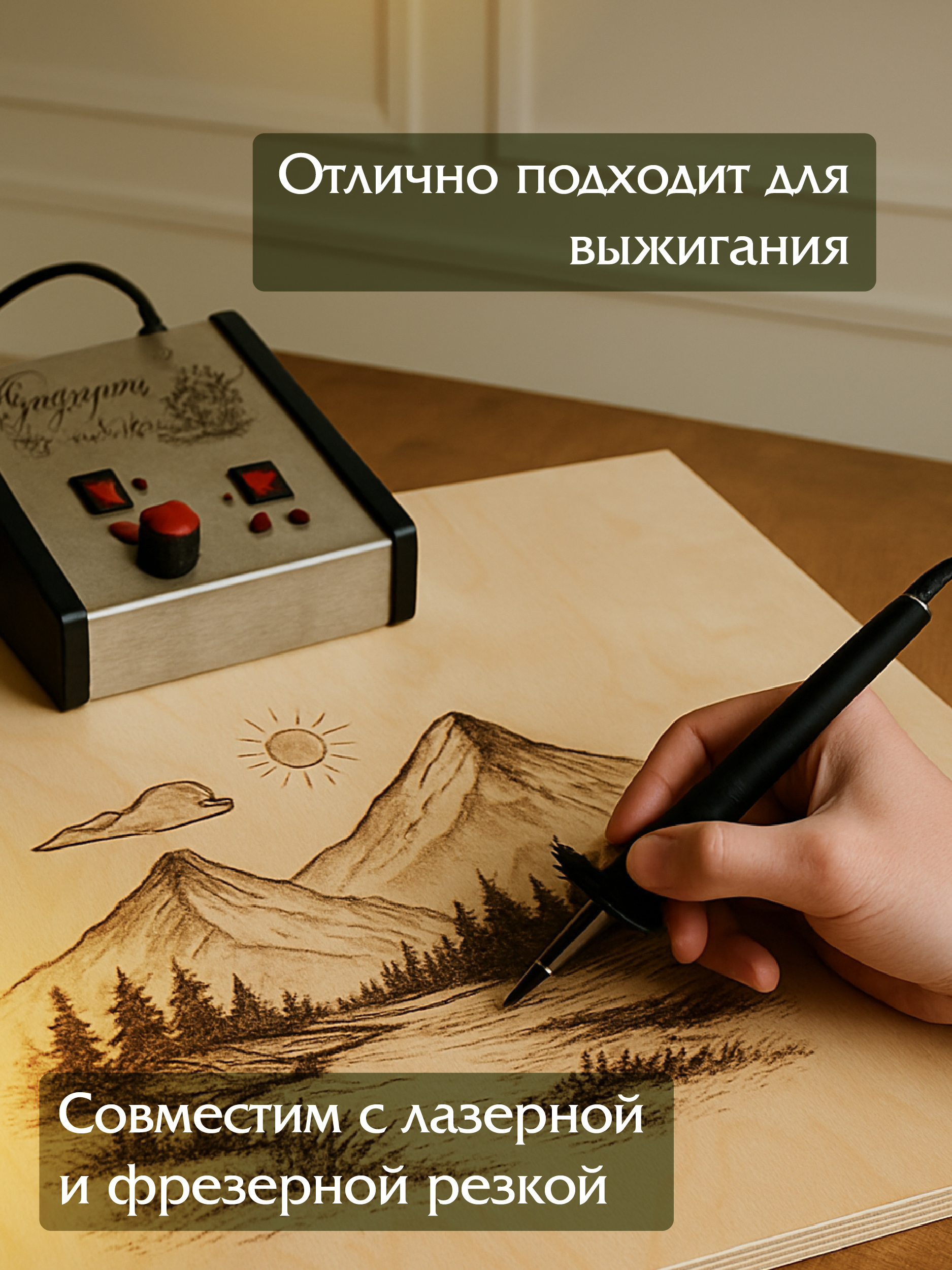 Фанера Промышленник 810х620х10мм, береза, упаковка 5 шт — изображение 5