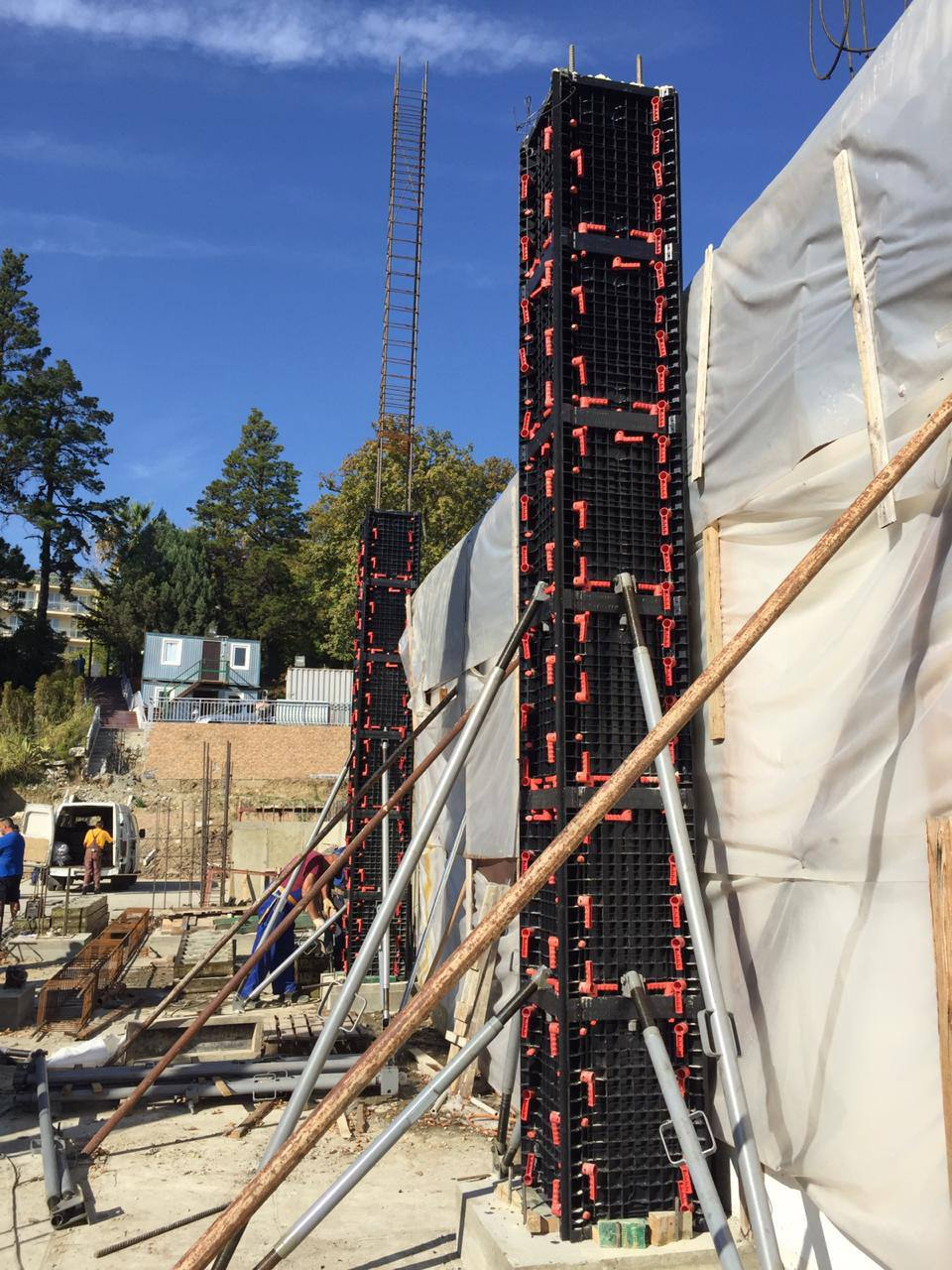 Пластиковая опалубка колонн GEOTUB Panel Geoplast колонна квадратная 3,0 м, сечение 500 мм — изображение 13