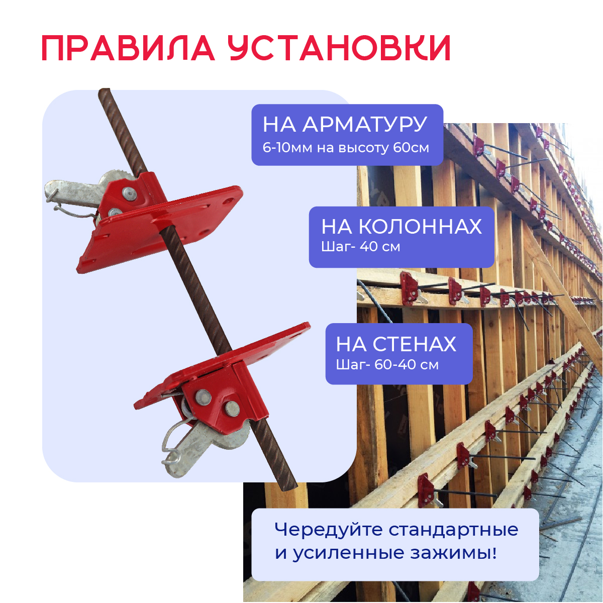 Пружинный зажим для опалубки HIT — изображение 6